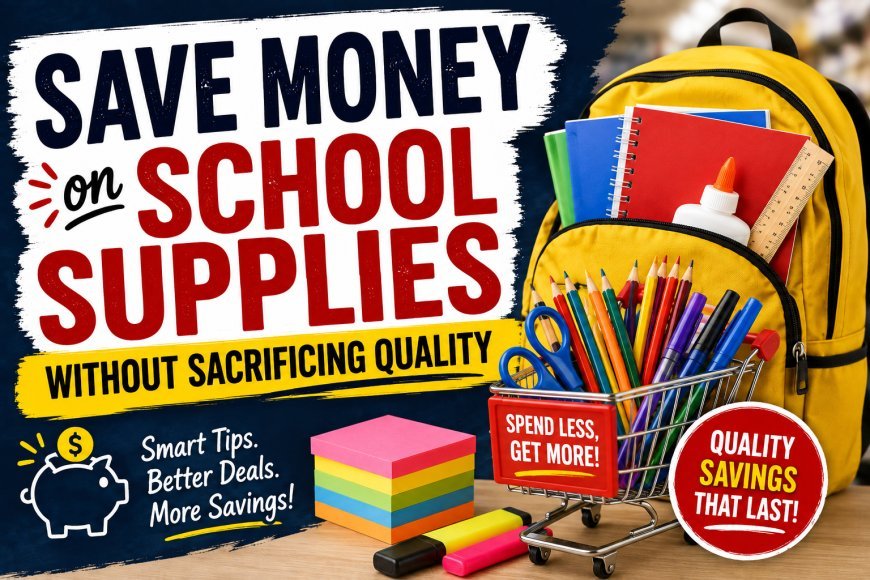 How to Save Money on School Supplies Without Sacrificing Quality