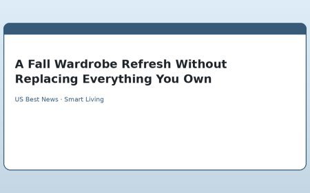 A Fall Wardrobe Refresh Without Replacing Everything You Own