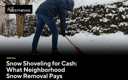 Snow Shoveling for Cash: What Neighborhood Snow Removal Pays