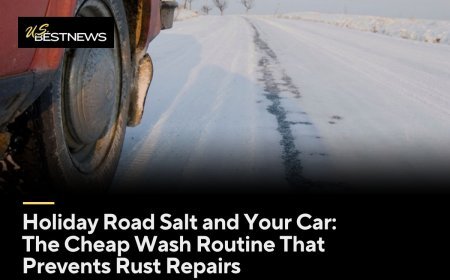 Holiday Road Salt and Your Car: The Cheap Wash Routine That Prevents Rust Repairs