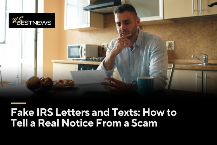 Fake IRS Letters and Texts: How to Tell a Real Notice From a Scam